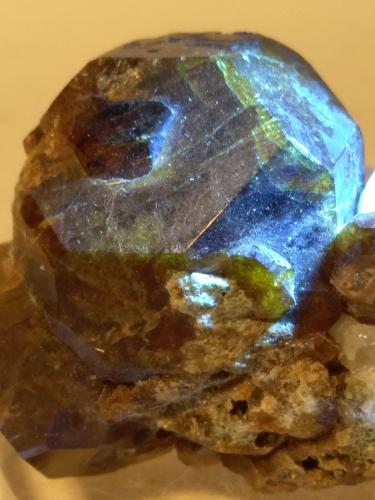 Vesuvianite<br />Dosso degli Areti, Braone, Brescia Province, Lombardy, Italy<br /><br /> (Author: Sante Celiberti)