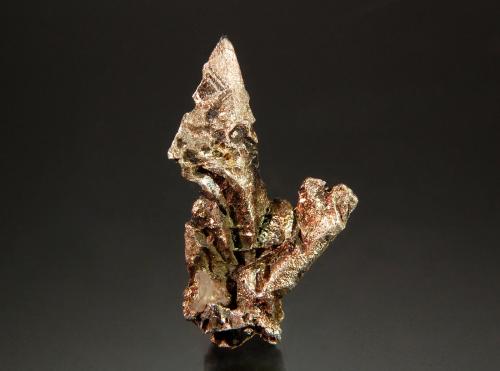 Silver<br />Ridge Mine (absorbed by Mass Consolidated Mine), Mass City, Ontonagon County, Michigan, USA<br />1.6 cm x 2.9 cm<br /> (Author: Michael Shaw)