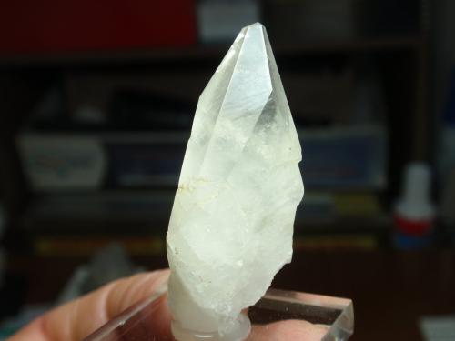 Calcita<br />La Cañada de Verich, Comarca del Bajo Aragón, Teruel, Aragón, España<br />15x45 mm<br /> (Autor: Ignacio)
