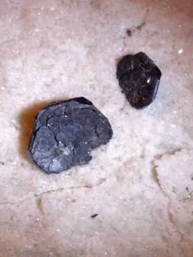 Hematite<br />Monte Cervandone, Devero Alp, Baceno, Ossola Valley, Verbano-Cusio-Ossola Province, Piedmont (Piemonte), Italy<br />122 x 62 mm<br /> (Author: Sante Celiberti)