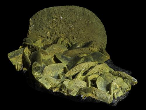 Siderite<br />Mina Kami, Provincia Ayopaya, Departamento Cochabamba, Bolivia<br />100 x 75 x 40 mm<br /> (Author: Rob Schnerr)