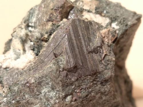 Rutile<br />Vizze Valley, Bolzano Province, Trentino-Alto Adige (Trentino-Südtirol), Italy<br />93 x 54 mm<br /> (Author: Sante Celiberti)