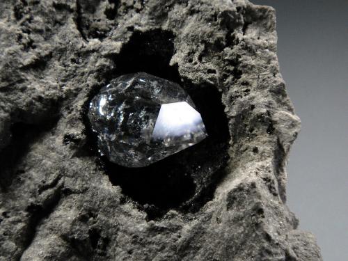Cuarzo (variedad herkimer)<br /><br />Cristal de 2,5 cm.<br /> (Autor: Antonio P. López)