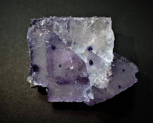 Fluorite<br />Elmwood Mine, Carthage, Central Tennessee Ba-F-Pb-Zn District, Smith County, Tennessee, USA<br />44 mm x 38 mm x 22 mm<br /> (Author: Don Lum)
