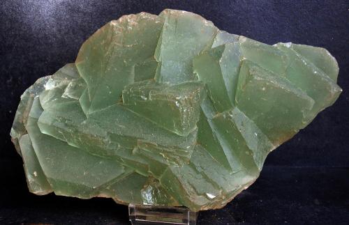 Fluorita<br />El Hammam, Ait Mimoune, Provincia Khémisset, Región Rabat-Salé-Kénitra, Marruecos<br />21 x 12 cm.<br /> (Autor: Pedro Antonio)