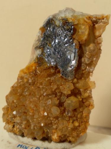 Molybdenite, Quartz<br />Cuasso al Monte, Varese Province, Lombardy, Italy<br />34 x 25 mm<br /> (Author: Sante Celiberti)
