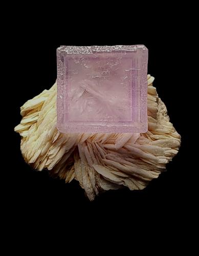 Fluorita<br />La Cabaña, Valdelmar, zona minera de Berbes, Berbes, Ribadesella, Comarca Oriente, Principado de Asturias (Asturias), España<br />6,5x5,5x5 cm.<br /> (Autor: Nacho)