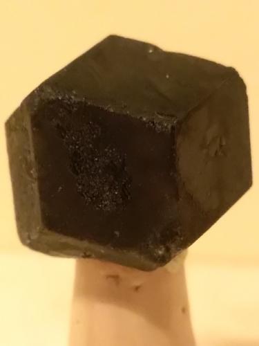 Andradite (variety melanite)<br />Malenco Valley (Valmalenco), Sondrio Province, Lombardy, Italy<br />19 x 15 mm<br /> (Author: Sante Celiberti)