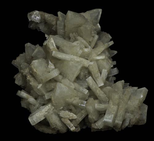 Baryte<br />La Morena Mine, El Gorguel, Sierra Minera de Cartagena-La Unión, Cartagena, Comarca Campo de Cartagena, Region of Murcia (Murcia), Spain<br />140 x 80 x 60 mm<br /> (Author: Rob Schnerr)