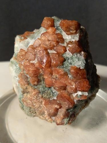 Grossular<br />Sissone Valley, Chiesa in Valmalenco, Valmalenco, Valtellina, Sondrio Province, Lombardy, Italy<br />40 x 44 mm<br /> (Author: Sante Celiberti)