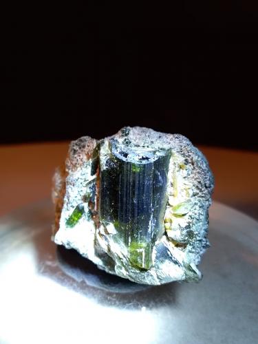 Vesuvianite<br />Bellecombe, Châtillon, Valle de Aosta (Val d'Aosta), Italia<br />29 x 16 mm<br /> (Author: Sante Celiberti)