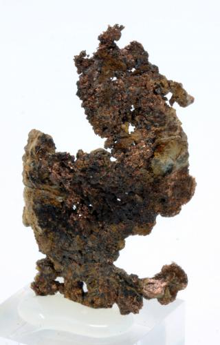 Cobre<br />Corta Santa Bárbara, Minas de Herrerías, Puebla de Guzmán, Comarca El Andévalo, Huelva, Andalucía, España<br />5,6 x 3,0 cm.<br /> (Autor: Carles)