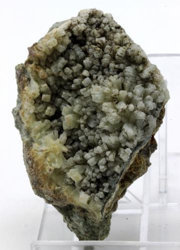 Prehnita<br />Gerri de la Sal, Baix Pallars, Comarca Pallars Sobirà, Lérida / Lleida, Cataluña / Catalunya, España<br />4,0 x 6,5 cm.<br /> (Autor: Carles)