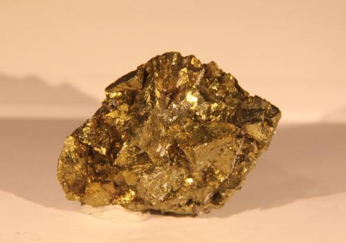 Chalcopyrite<br />Alimon Mine (Animon Mine), Huaron mining district, Huayllay District, Pasco Province, Pasco Department, Peru<br />64mm x 50mm x 32mm<br /> (Author: Firmo Espinar)
