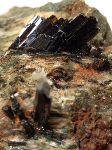 Epidote, Diopside, Clinochlore<br />Valle Antrona, Valle Ossola, Verbania, Provincia Verbano-Cusio-Ossola, Piamonte (Piemonte), Italia<br />65 x 56 mm<br /> (Author: Sante Celiberti)