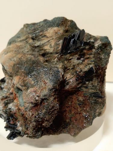 Epidote, Diopside, Clinochlore<br />Antrona Valley, Ossola Valley, Verbania, Verbano-Cusio-Ossola Province, Piedmont (Piemonte), Italy<br />65 x 56 mm<br /> (Author: Sante Celiberti)