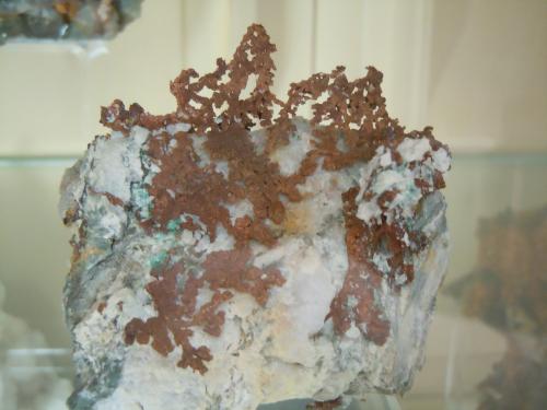 Cobre<br />Guadiana cut, Herrerías Mines, Puebla de Guzmán, Comarca El Andévalo, Huelva, Andalusia, Spain<br />12 cm.<br /> (Autor: J.L.Carrizo)