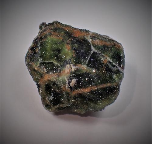 Quartz (variety Cr-rich chalcedony)<br />Kefdag Mine, Guleman Mines, Guleman, Elazığ Province, Eastern Anatolia Region, Turkey<br />34 mm x 31 mm  x 27 mm<br /> (Author: Don Lum)