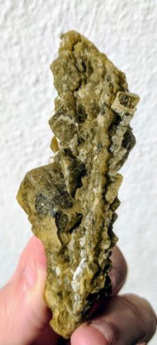 Siderita, Cuarzo<br />Iouriren Mine (AGM Mine), Akka, Tafraout, Tiznit Province, Souss-Massa Region, Morocco<br />3,1 x 9,2 cm.<br /> (Autor: Carles)