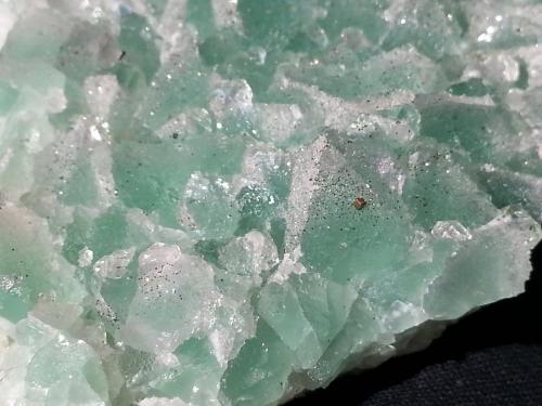 Fluorite with Quartz and Pyrite<br />Baimashan tunnel (construction site), Qianbaxia, Wuyishan, Nanping Prefecture, Fujian Province, China<br />9 x 7 cm<br /> (Author: Volkmar Stingl)