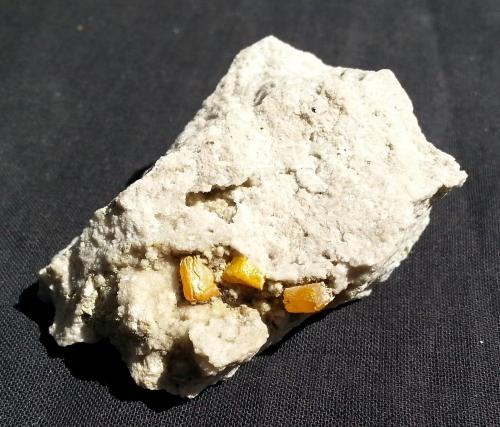 Wulfenite<br />Haiming, Imst District, North Tyrol, Tyrol/Tirol, Austria<br />5 x 4 cm<br /> (Author: Volkmar Stingl)