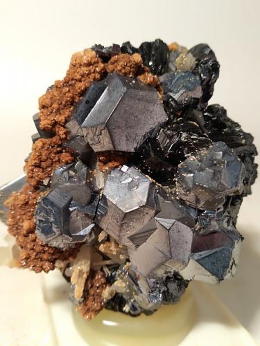 Galena, Sphalerite, Siderite, Quartz<br />Bottino Mine, Sant'Anna (Sant'Anna di Stazzema), Apuan Alps, Stazzema Municipality, Lucca Province, Tuscany, Italy<br />65 x 51 mm<br /> (Author: Sante Celiberti)