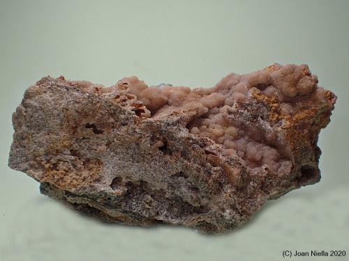 Smithsonita<br />Mines del Mas d'en Galofre, L'Albiol, Comarca Baix Camp, Tarragona, Cataluña / Catalunya, España<br />6 x 3 cm<br /> (Autor: Joan Niella)