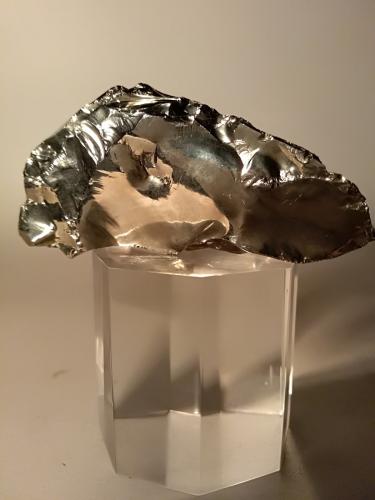 Pyrite<br />Mina Gavorrano, Gavorrano, Provincia Grosseto, Toscana, Italia<br />68,7 x 34,5 mm<br /> (Author: Sante Celiberti)