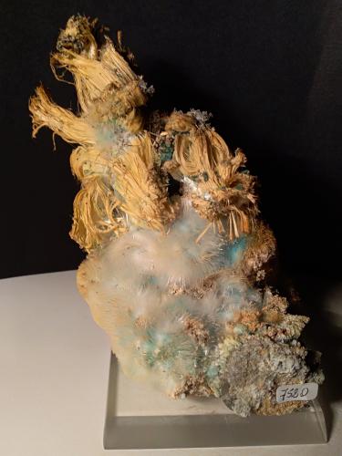 Calcantita, Pickeringita, Halotriquita<br />Fenice Capanne Mine, Massa Marittima, Grosseto Province, Tuscany, Italy<br />165 x 98 mm<br /> (Autor: Sante Celiberti)