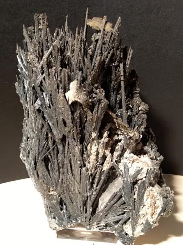 Stibnite<br />Tafone Mine, Manciano, Grosseto Province, Tuscany, Italy<br />140 x 110 mm<br /> (Author: Sante Celiberti)