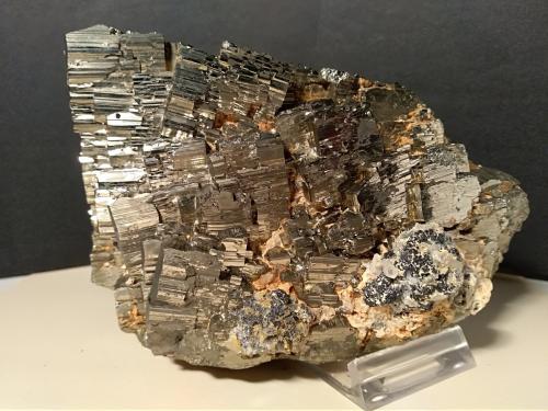 Pyrite, Dolomite, Sphalerite<br />Gavorrano Mine, Gavorrano, Grosseto Province, Tuscany, Italy<br />133 x 98 mm<br /> (Author: Sante Celiberti)