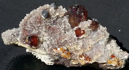 Sphalerite, Galena, Quartz<br />Kangjianwan Mine, Shuikoushan ore field, Changning, Hengyang Prefecture, Hunan Province, China<br />9 x 6 cm<br /> (Author: Volkmar Stingl)