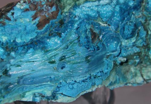 Chrysocolla<br />L'Etoile du Congo Mine, Lubumbashi (Elizabethville), Katanga Copper Crescent, Haut-Katanga (Shaba), Democratic Republic of the Congo (Zaire)<br />56mm x 121mm x 65mm<br /> (Author: Firmo Espinar)