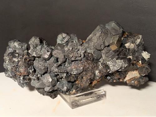 Galena, Sphalerite, Pyrite<br />Niccioleta Mine, Massa Marittima, Grosseto Province, Tuscany, Italy<br />14,5 x 7 cm<br /> (Author: Sante Celiberti)