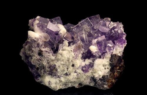 Fluorite<br />Lead mines, Obernberg am Brenner, Innsbruck-Land District, Tyrol/Tirol, Austria<br />40 x 26 mm<br /> (Author: Gerhard Brandstetter)