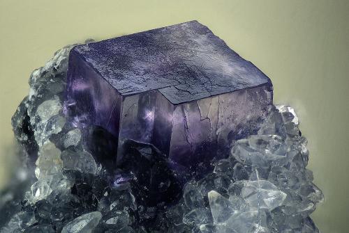Fluorite<br />Tannberg, Rosenau am Hengstpaß, Dambach valley, Kirchdorf an der Krems, Upper Austria/Oberösterreich, Austria<br />FOV 5 x 3,5 mm<br /> (Author: Gerhard Brandstetter)