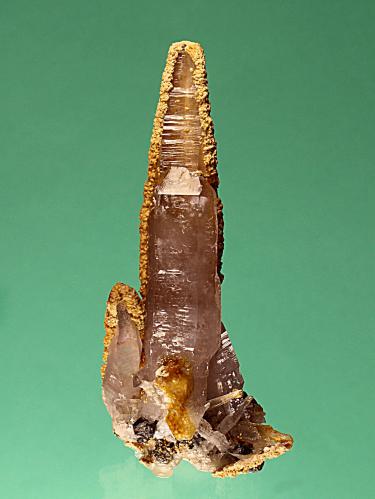 Quartz<br />Banská tiavnica (Schemnitz), Distrito Banská tiavnica, Región Banská Bystrica, Eslovaquia<br />75 x 25 mm<br /> (Author: Gerhard Brandstetter)