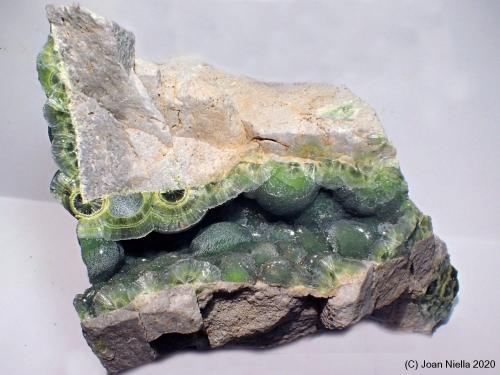 Wavellita<br />Pozo De Linde, Dug Hill, Avant, Condado Garland, Arkansas, USA<br />10 x 5 cm<br /> (Autor: Joan Niella)