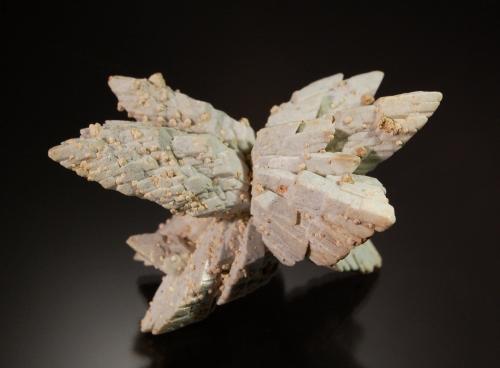 Calcite pseudo after Gypsum<br />Boldut Mine, Cavnic mining area, Cavnic, Maramures, Romania<br />4.1 cm x 6.0 cm<br /> (Author: Michael Shaw)