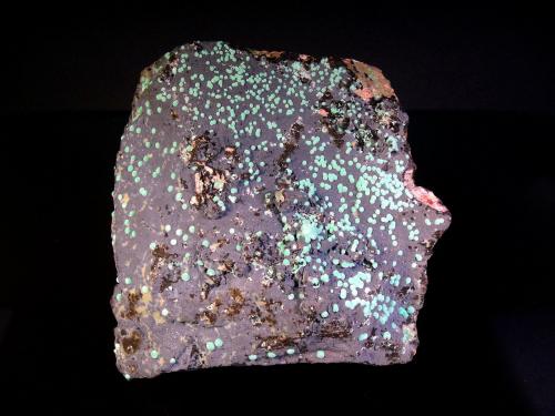 Aurichalcita (Auricalcita)<br />Mina 79, Chilito, Zona Hayden, Distrito Banner, Montes Dripping Spring, Condado Gila, Arizona, USA<br />10 x 10 cm.<br /> (Autor: Antonio P. López)