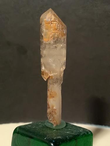 Quartz (variety scepter)<br />Fenice Capanne Mine, Massa Marittima, Grosseto Province, Tuscany, Italy<br />44 x 27 mm<br /> (Author: Sante Celiberti)