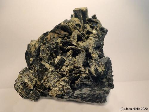 Actinolita (variedad ferroactinolita)<br />Negral Quarry, Cuesta del Negral, Pozo Alcón, Comarca Sierra de Cazorla, Jaén, Andalusia, Spain<br />6 x 7 cm<br /> (Autor: Joan Niella)