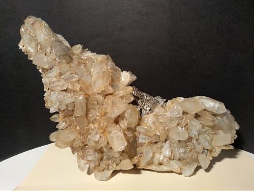 Quartz, Pyrite<br />Niccioleta Mine, Massa Marittima, Grosseto Province, Tuscany, Italy<br />25 x 10 cm<br /> (Author: Sante Celiberti)