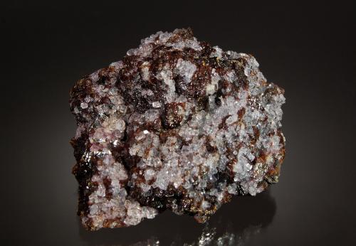 Fluorite on Sphalerite<br />Minerva I Mine, Ozark-Mahoning group, Cave-in-Rock Sub-District, Hardin County, Illinois, USA<br />7.1 cm x 8.7 cm<br /> (Author: Michael Shaw)