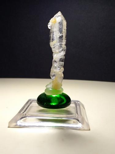 Quartz (variety faden)<br />Leoni Mountain, Sticciano, Roccastrada, Grosseto Province, Tuscany, Italy<br />43 x 10 mm<br /> (Author: Sante Celiberti)