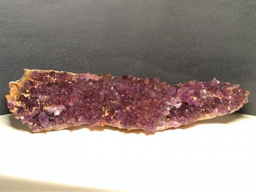 Quartz (variety amethyst)<br />Vetulonia, Castiglione della Pescaia, Grosseto Province, Tuscany, Italy<br />16,5 x 4 cm<br /> (Author: Sante Celiberti)