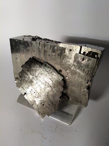 Pyrite<br />Mina Niccioleta, Massa Marittima, Provincia Grosseto, Toscana, Italia<br />10 x 9 cm<br /> (Author: Sante Celiberti)