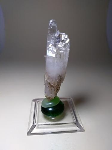 Quartz (variety scepter)<br />Fenice Capanne Mine, Massa Marittima, Grosseto Province, Tuscany, Italy<br />57 x 16 mm<br /> (Author: Sante Celiberti)