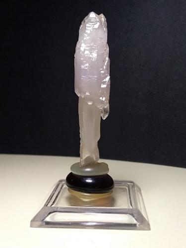 Quartz (variety scepter)<br />Fenice Capanne Mine, Massa Marittima, Grosseto Province, Tuscany, Italy<br />56 x 13 mm<br /> (Author: Sante Celiberti)