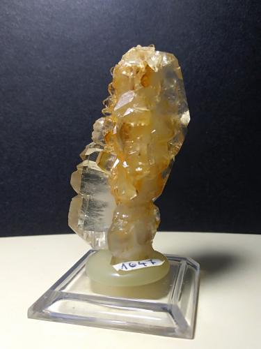 Quartz (variety faden)<br />Leoni Mountain, Sticciano, Roccastrada, Grosseto Province, Tuscany, Italy<br />62 x 30 mm<br /> (Author: Sante Celiberti)